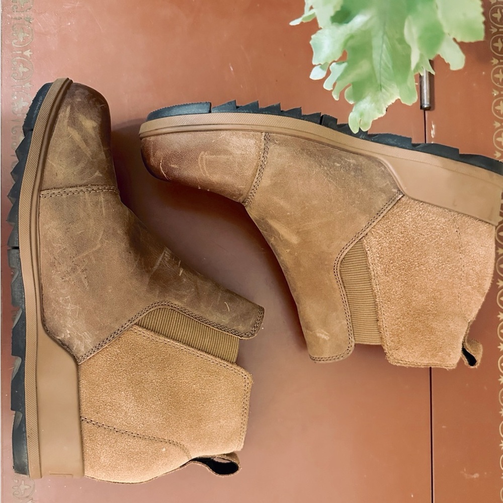 Sorel Joan of Arc Leather & Suede Ankle Boot